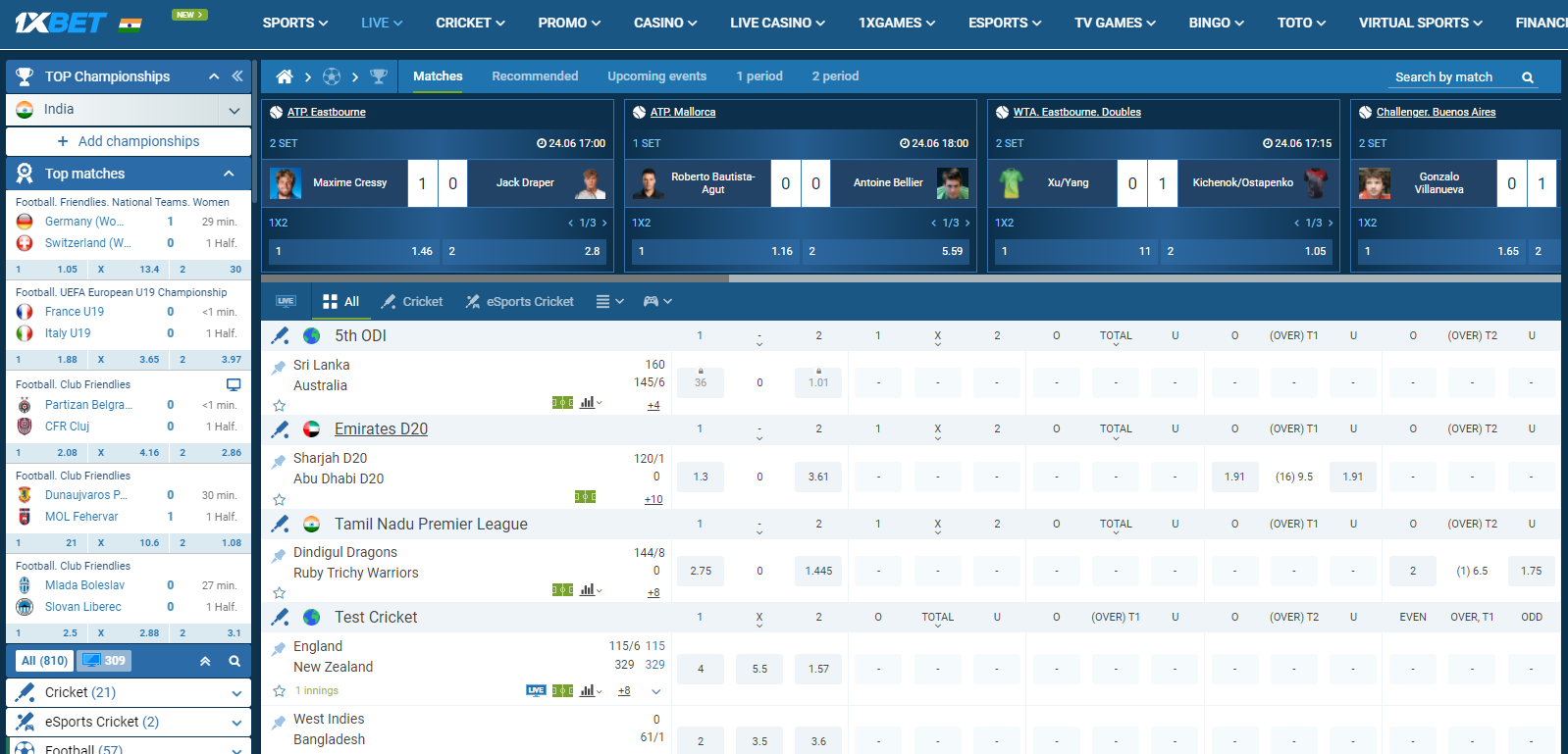 Live Betting Live Betting